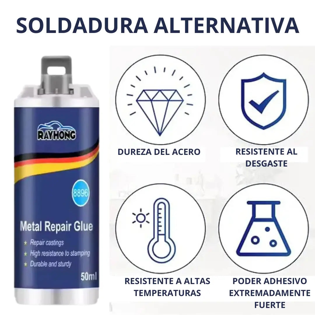 Metal.Ray®️ Pegamento de grado profesional. Tecnología Alemana
