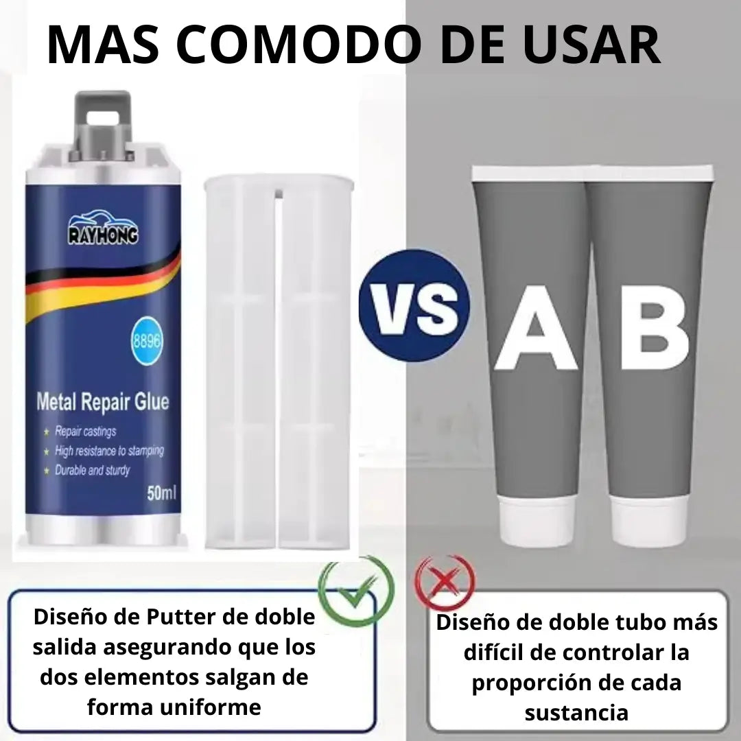Metal.Ray®️ Pegamento de grado profesional. Tecnología Alemana
