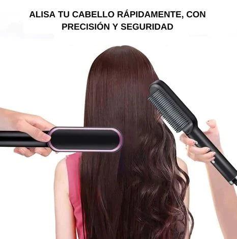 HairFusion Pro®  cepillo alisador con tecnología americana
